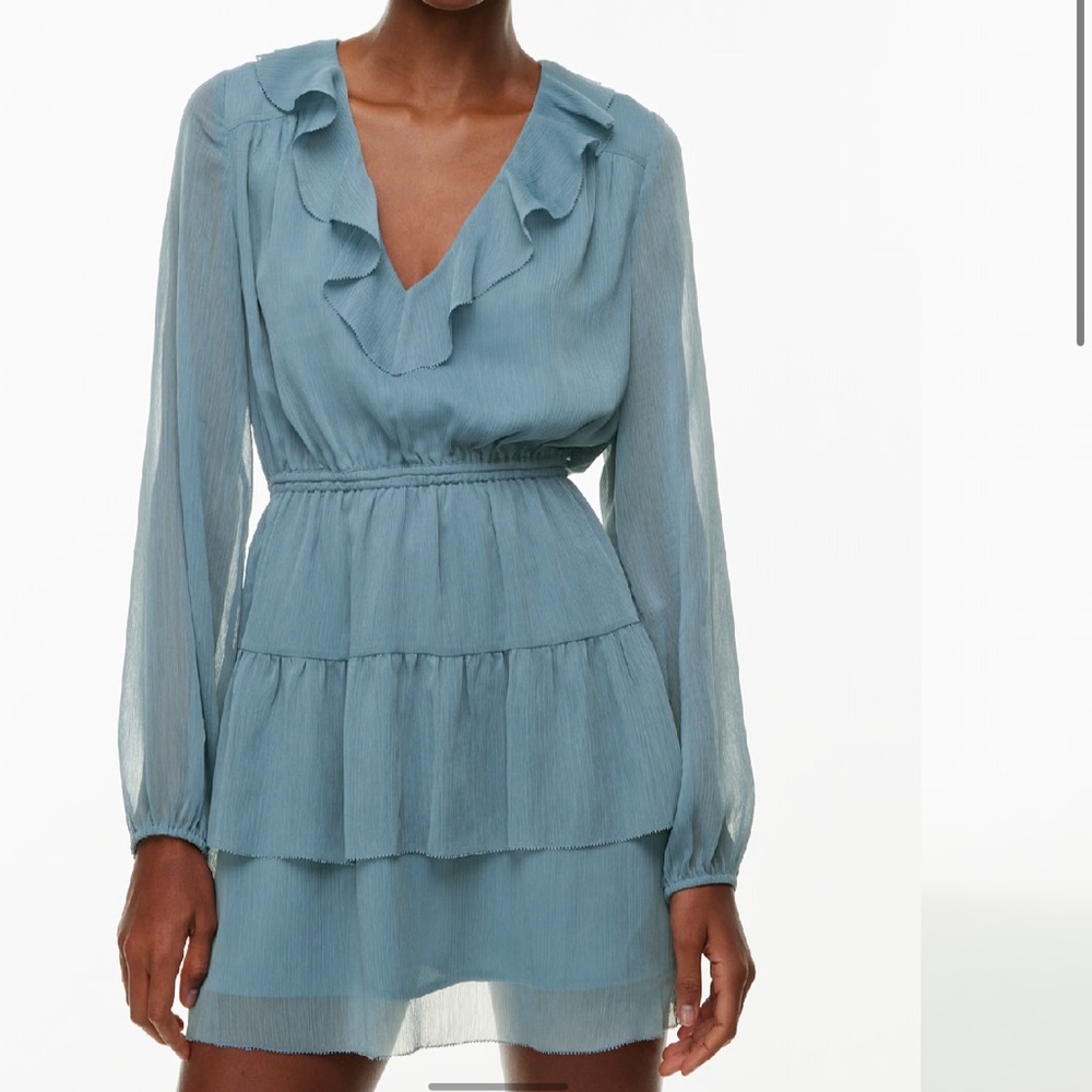 Little Moon Lido Mini Dress Blueprint Color‎ XS New With Tags